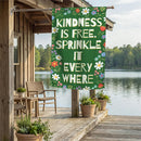 Sprinkle Kindness Everywhere Suede Flag House