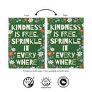 Sprinkle Kindness Everywhere Suede Flag House