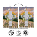 Blessed Cross Suede Flag Garden