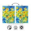 Buttercup Bloom Suede Flag Garden