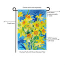 Buttercup Bloom Suede Flag Garden