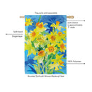 Buttercup Bloom Suede Flag House