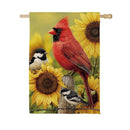 Sunflower Days Suede House Flag