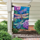 Tale Of Dragonflies Suede Flag Garden
