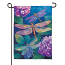 Tale Of Dragonflies Suede Flag Garden