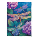 Tale Of Dragonflies Suede Flag House