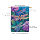 Tale Of Dragonflies Suede Flag House