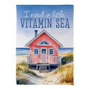 A Little Vitamin Sea Suede House Flag