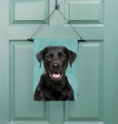 Camera Day Dogs, Black Labrador Retriever Suede Garden Flag
