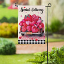 Loving Delivery Suede Flag Garden
