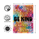 Be Kind Tie Dye Suede Flag Garden