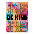 Be Kind Tie Dye Suede Flag House