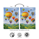 Hot Air Balloon Festival Suede Flag House