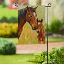 Horse Bond Suede Flag Garden