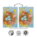 Nested Eggs Suede Flag Garden
