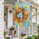Nested Eggs Suede Flag House