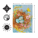 Nested Eggs Suede Flag House