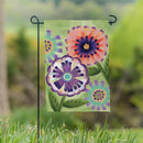 Floral Escape Suede Flag Garden