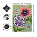 Floral Escape Suede Flag House