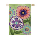 Floral Escape Suede Flag House