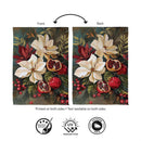 Magnolia Pomegranate Suede Flag House