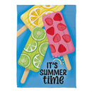 Sweet Summer Treats Suede Garden Flag