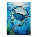 Crab Adventure Suede Flag Garden