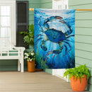 Crab Adventure Suede Flag House