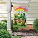 Lucky Wagon Suede Flag Garden