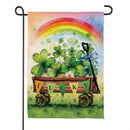 Lucky Wagon Suede Flag Garden