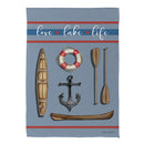 Lake Life Suede House Flag