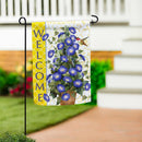 Morning Glories Hummingbird Suede Flag Garden