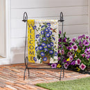 Morning Glories Hummingbird Suede Flag Garden