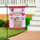 Doggy Love Booth Suede Flag Garden