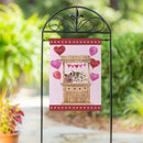 Doggy Love Booth Suede Flag Garden