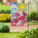 Cardinal Summer Suede Flag Garden