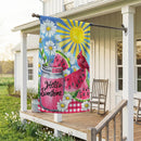 Cardinal Summer Suede Flag House