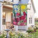 Cardinal Summer Suede Flag House