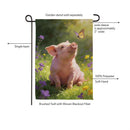 Sunlit Meadow Piglet Suede Flag Garden