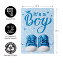 It's a Boy Blue Suede Garden Flag