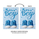 It's a Boy Blue Suede Garden Flag