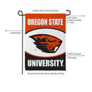 Oregon State University Suede Garden Flag