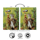 Wildlife Greeting Suede Flag Garden