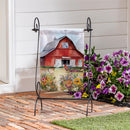 Petal & Plow Barn Suede Garden  Flag