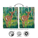 Woodlands Deer Suede Flag Garden