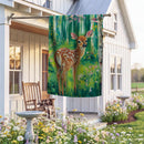 Woodlands Deer Suede Flag House