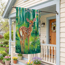 Woodlands Deer Suede Flag House