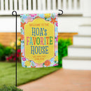 HOA's Favorite House Humor Suede Flag Garden