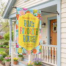HOA's Favorite House Humor Suede Flag House