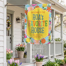 HOA's Favorite House Humor Suede Flag House